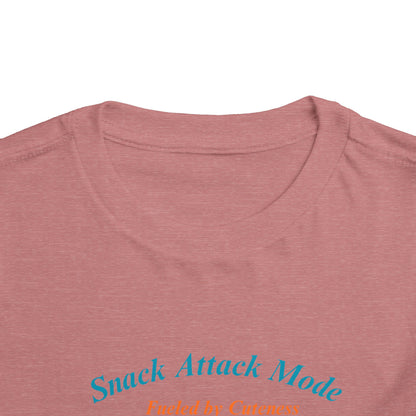 Snack Attack Bunny Tee for Toddlers – Cute Food-Loving Kids Graphic Shirt