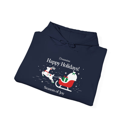 Santa Sleigh Holiday Hoodie – Cozy Christmas Pullover for Joyful Winter Moments