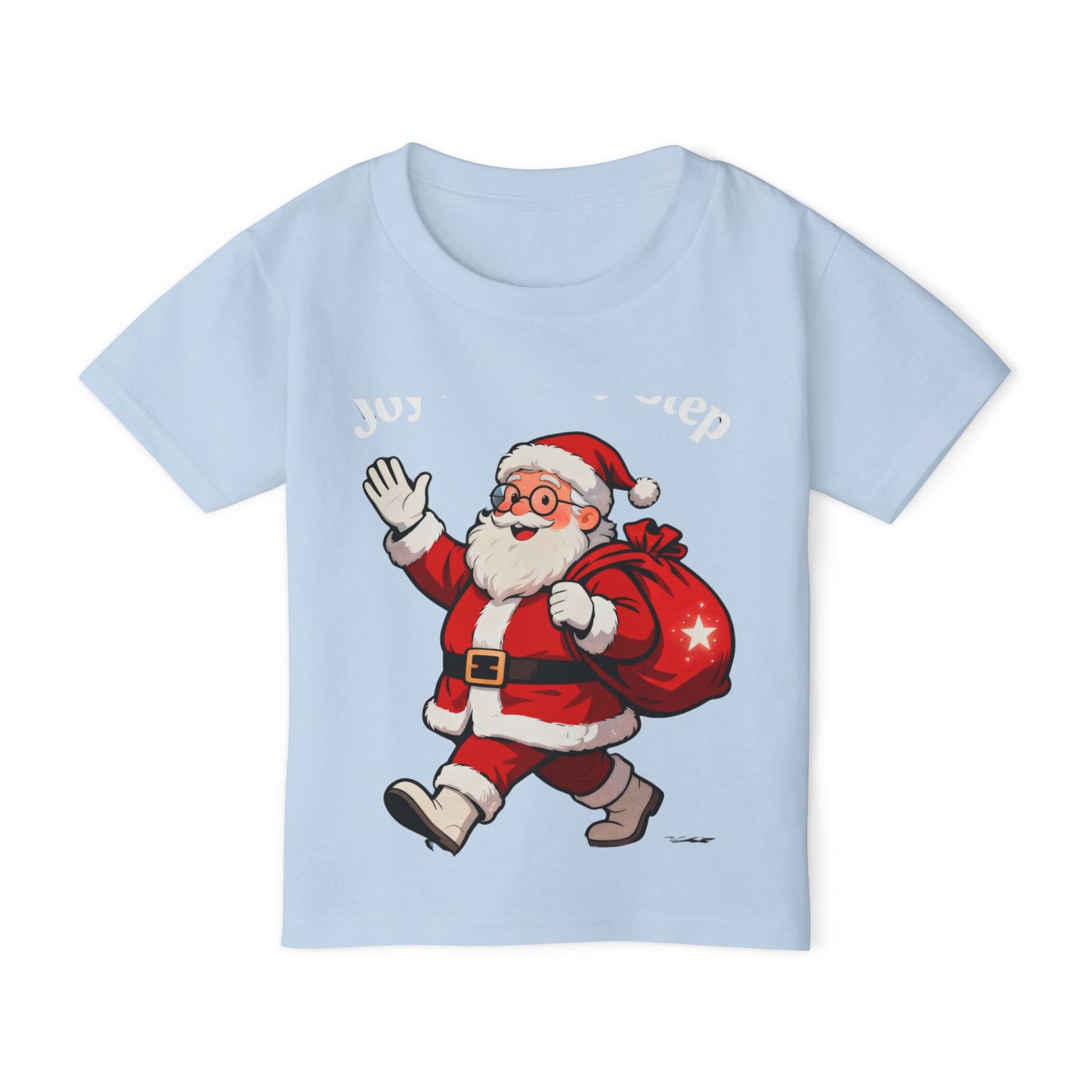 Jolly Santa Gift Bag T-Shirt – Adorable Christmas Top for Toddlers