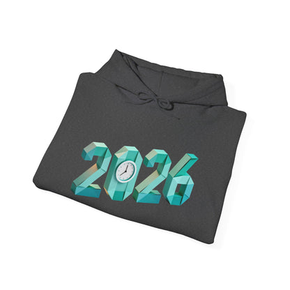 2026 Celebration Hoodie – Bold Throwback Year Design for Festive Winter Wear