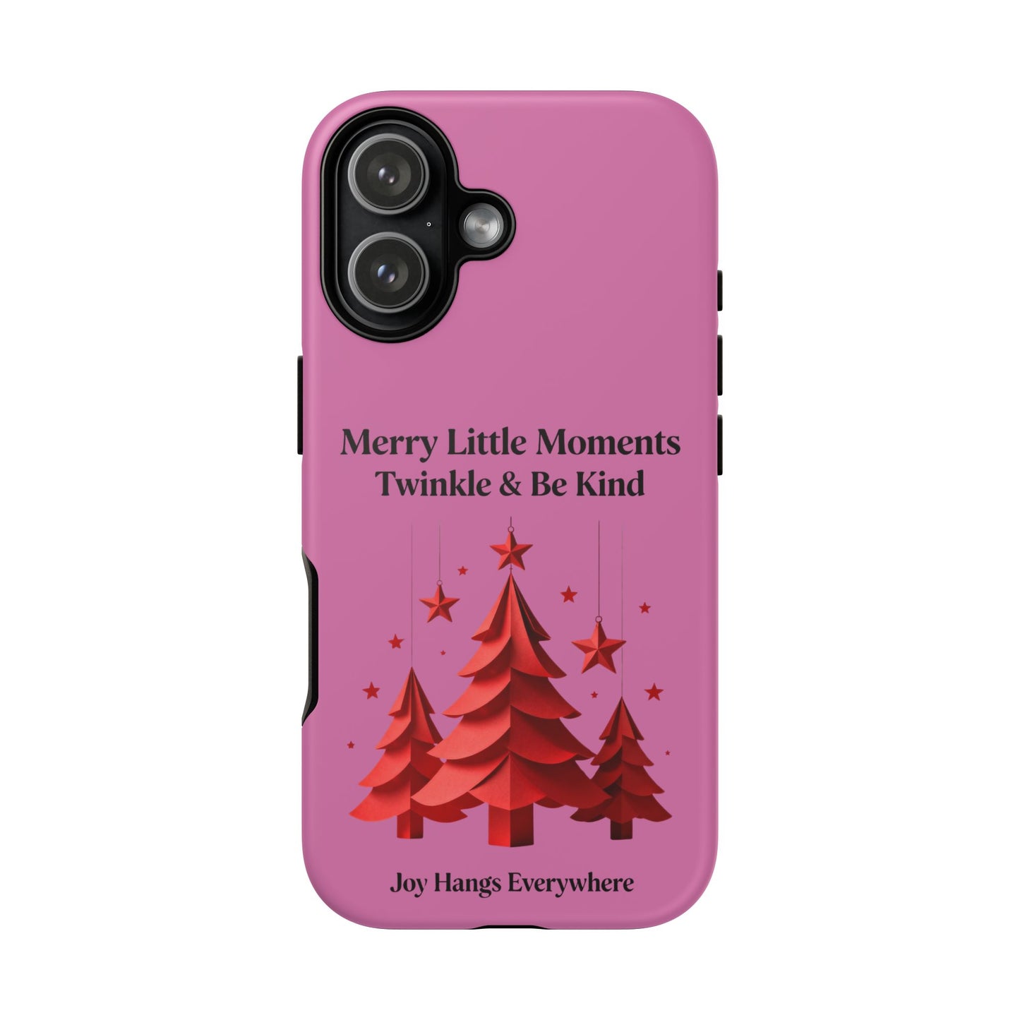 Twinkle & Kindness Christmas Cover – Soft Pink Winter Design for Cozy Holiday Vibes