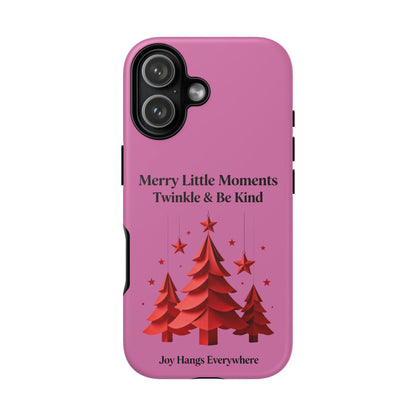 Twinkle & Kindness Christmas Cover – Soft Pink Winter Design for Cozy Holiday Vibes