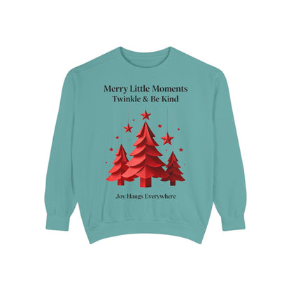 Twinkle & Kindness Christmas Pullover – Cute Holiday Graphic Sweatshirt for Winter Cheer