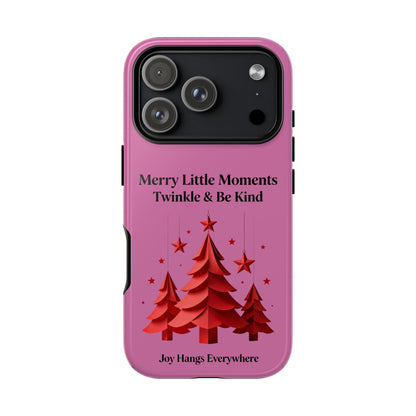 Twinkle & Kindness Christmas Cover – Soft Pink Winter Design for Cozy Holiday Vibes