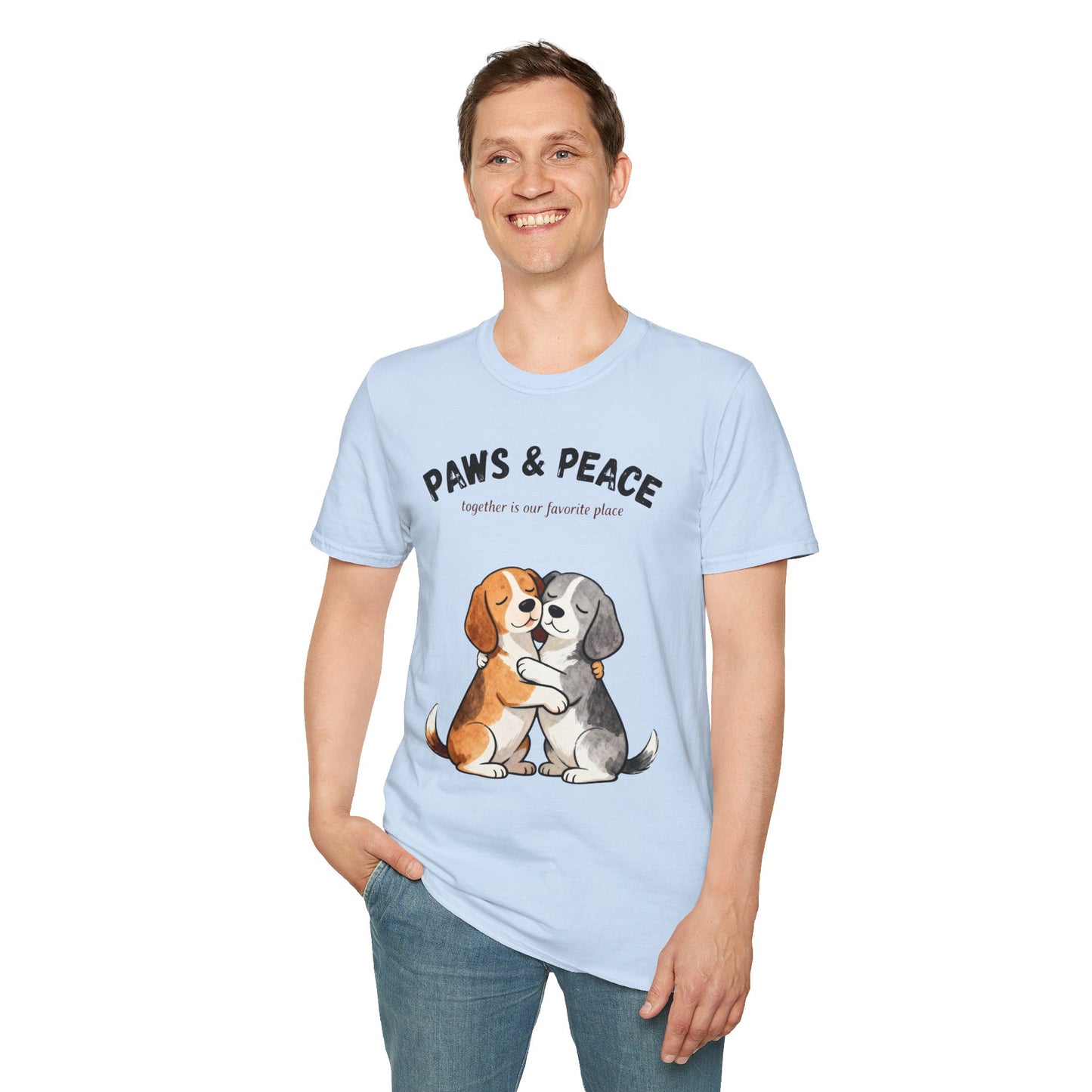 Beagle Hug Shirt – Cute Dog Lover Tee, Cozy Graphic Gift for Pet Moms & Dads