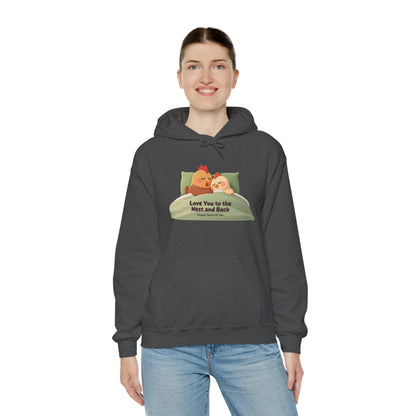 Whimsical Chicken Mom Hoodie – Sweet Mother’s Day Gift with Nest-Themed Quote