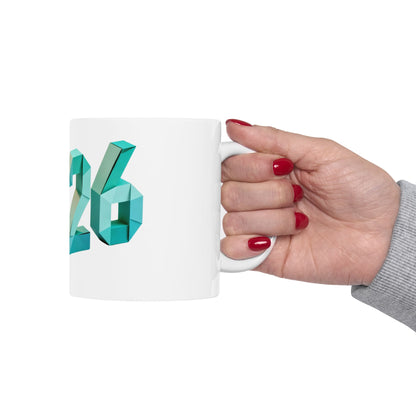 2026 Geometric Celebration Mug – Stylish New Year Cup for Coffee & Cozy Moments