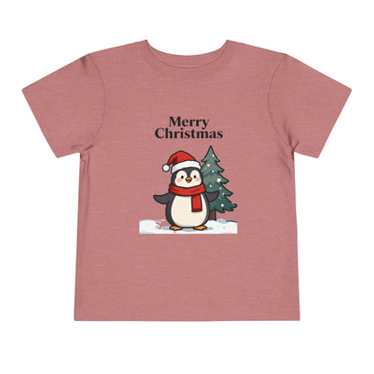 Cute Penguin Christmas Tee for Kids – Festive Holiday Toddler Shirt