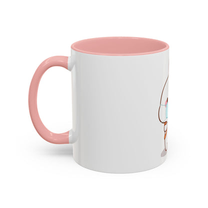 Carrot Backpack Bunny Cup – Whimsical Ceramic Mug for Cute Morning Sips & Cozy Drinks