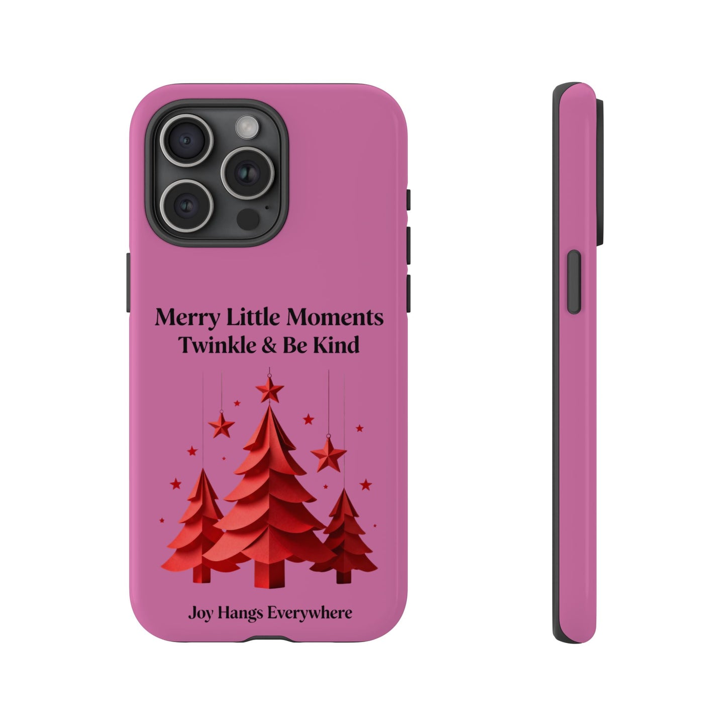 Twinkle & Kindness Christmas Cover – Soft Pink Winter Design for Cozy Holiday Vibes