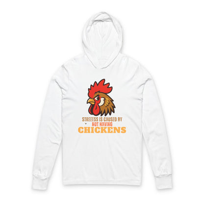Cute Chicken Hoodie – Funny Saying Long Sleeve Tee