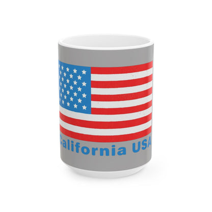 California Bear Heritage Mug – Vintage USA State Pride Ceramic Coffee Cup