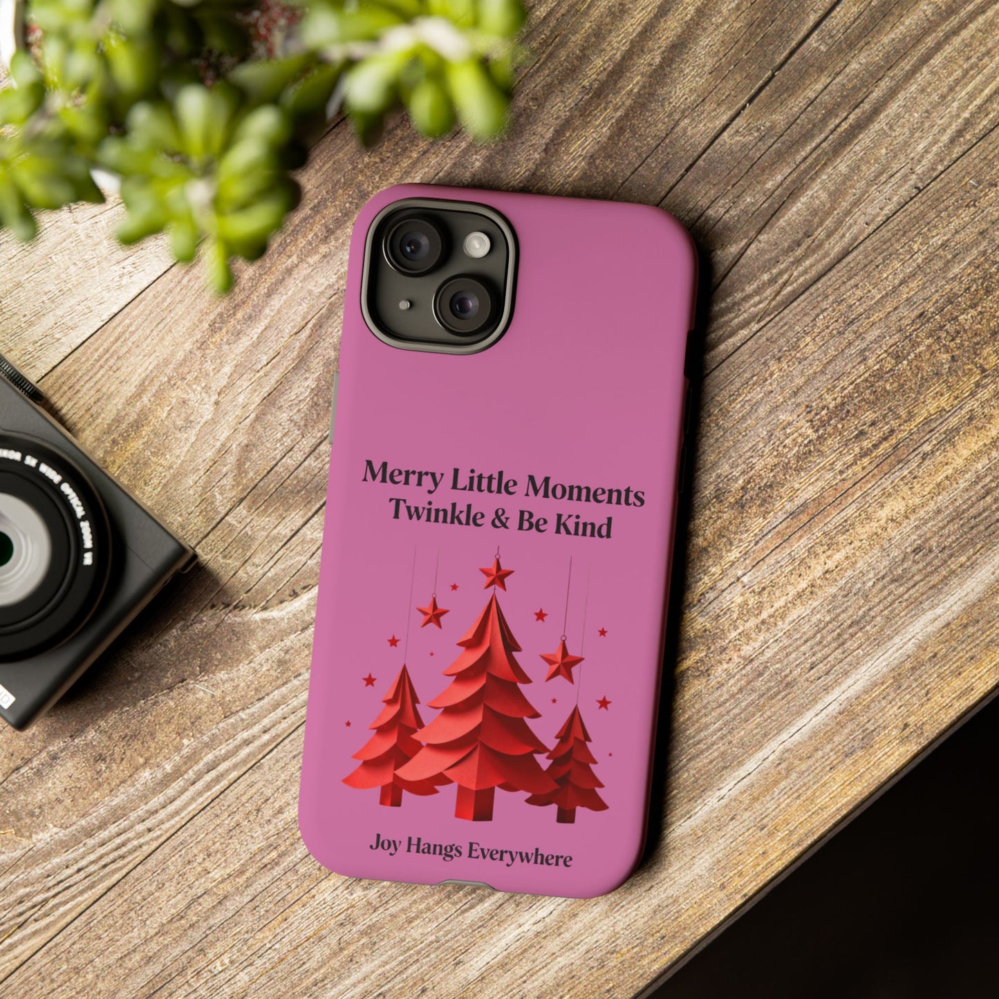 Twinkle & Kindness Christmas Cover – Soft Pink Winter Design for Cozy Holiday Vibes