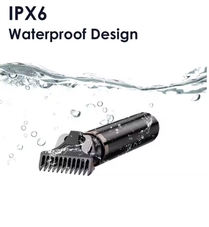 Kemei Mens Electric Back Shaver Body Grooming kit Body Hair Trimmer Facial,Arm,Chin Beard Trimmer