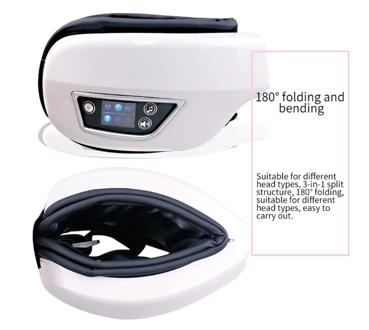 6D Smart Vibration Eye Massager Airbag Compress Eye Care Instrument Bluetooth Music Eye Massage Sleep Mask Eye Relax Fatigue