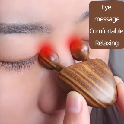 1pc Sandalwood Face Massager Nose & Face Massager - Eye Relief Tool Snail Facial Meridian Massage