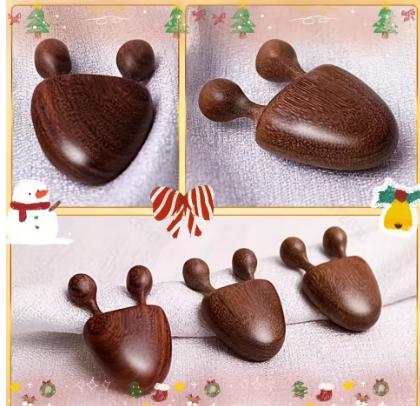 1pc Sandalwood Face Massager Nose & Face Massager - Eye Relief Tool Snail Facial Meridian Massage