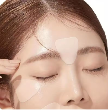 27/36/90PCS Forehead nasolabial fold patch PE material forehead and smile patterns transparent invisible nasolabial fold patch