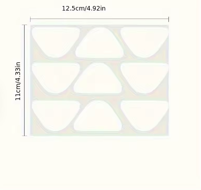 27/36/90PCS Forehead nasolabial fold patch PE material forehead and smile patterns transparent invisible nasolabial fold patch