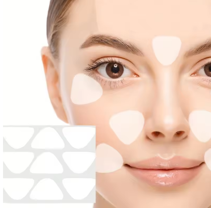 27/36/90PCS Forehead nasolabial fold patch PE material forehead and smile patterns transparent invisible nasolabial fold patch