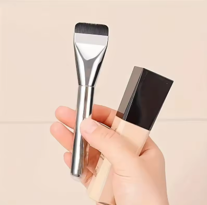 2pcs One Line Foundation Brush and Makeup Palette Set Foundation Cream Mixing Tool Nail Art Makeup Cosmetic Makeup Tool Kits