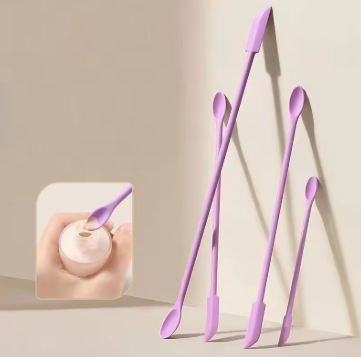 3 Mini Beauty Scrapers for Makeup, Cosmetic Spatula Tool to Extract Last Drop of Lotion & Cream