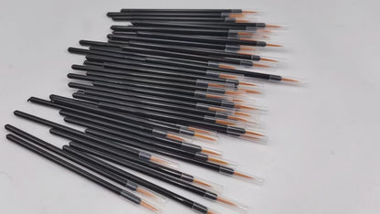 50pcs Disposable Nail Art Brush Eyeliner Eyelash Makeup Tools for Manicure & Eye Makeup